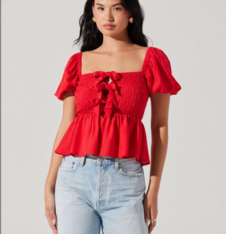 Darlene Top - Red