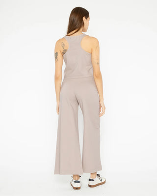 Cropped Wide Leg Pant - Clay
