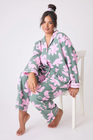 Flannel PJ Set - Olive
