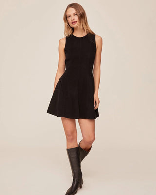 Sleeveless Seamed Fit & Flare Dress