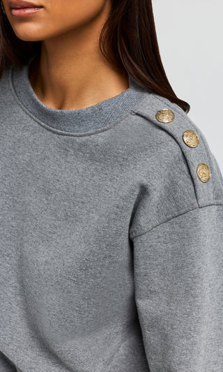 Elinor Sweatshirt - Heather Graphite