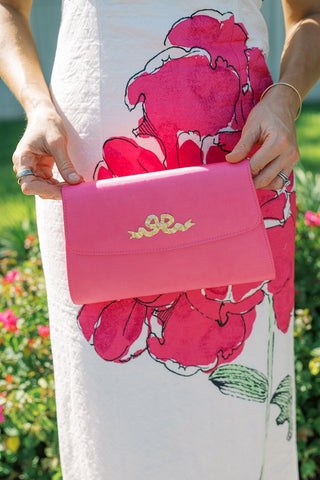 Mollie Pink Clutch