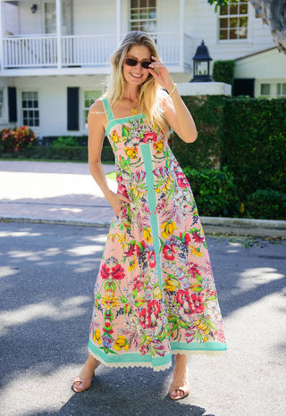Annalisa Dress- Vintage Scarf