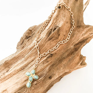 Esther Cross on 19" Cable Chain
