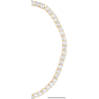 Karla Tennis Bracelet - Gold - 6.5"