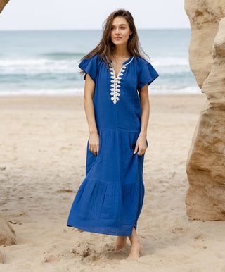Deauville Dress- French Blue