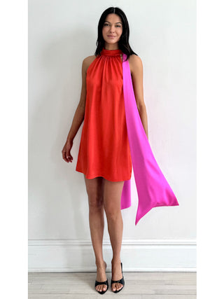 Vanni Dress-Dante Red/Luminosa Rosa
