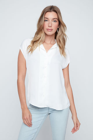 Woven Blouse- Creme