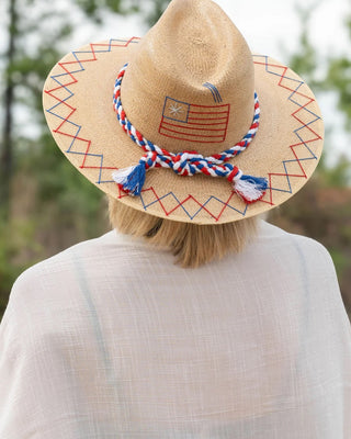 Palm Hat- Flag