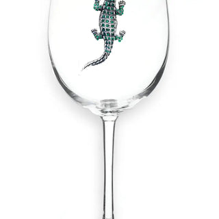 Alligator Stemmed Wine Glass