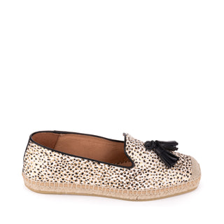 Pony Espadrille- Metal Negro
