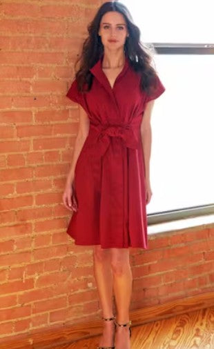 Short Rocky Dress - Weathercloth Red