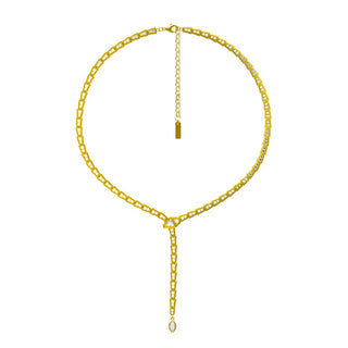 Crystal Slither Choker Gold