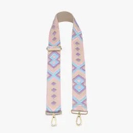 Bohemian Guitar Strap Blue/Lavender