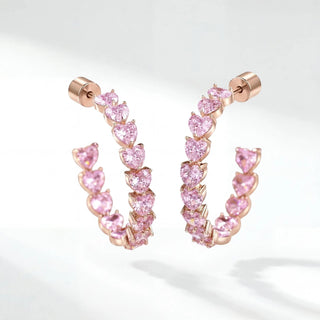 Sweet Sed Hoops- Pink