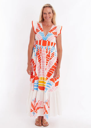 Henning Dress - Papyrus Punch