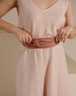 Wrap Belt- Cinder Rose