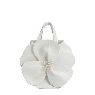 Monroe Ivory Flower Bag
