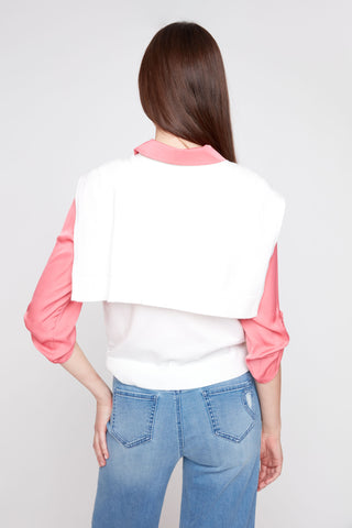 Creme Tank Top- R6989