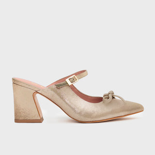 Retro Sweet Rainbow Pump- Gold