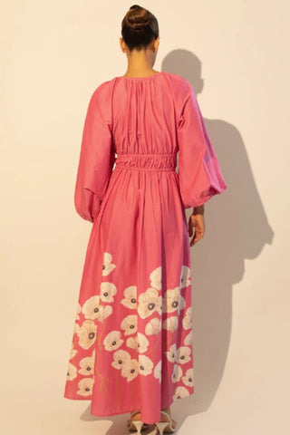 Eliana Maxi Dress - Garden Pink