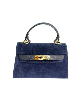 Classic Micro Suede Purse- Navy