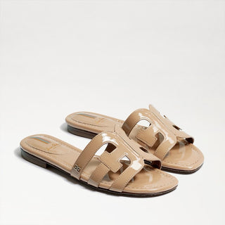 Bay Sandal - Patent - Almond
