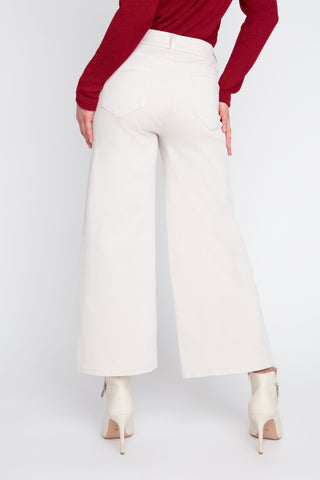 R11067 Fringe Pants- Oyster