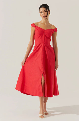 Charelin Dress - Red