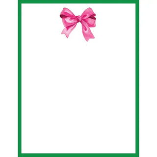 Pink Bow Notepad