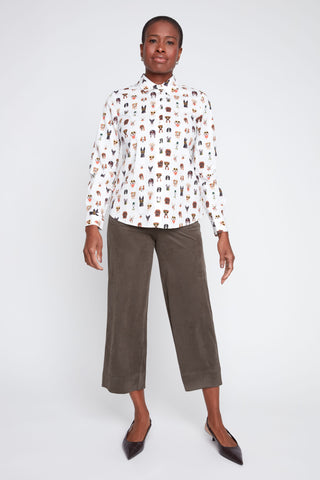 Button Up Dog Top