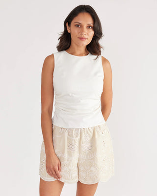 Jett Tank- Washed White