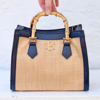 Kennedy Tote Natural Navy