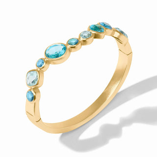 TS-Kaleidoscope Hinge Bangle - Bahamian Blue