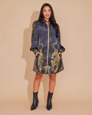 Nora Dress - Pouncing Panther