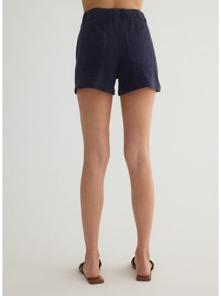 Elle Playa Trouser Short - Italian Navy