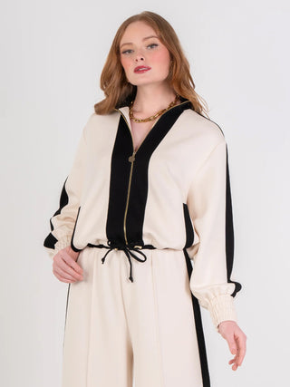Bailey Bomber Jacket - Black Sand