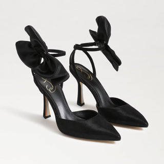 Halie- Black Suede/Satin150