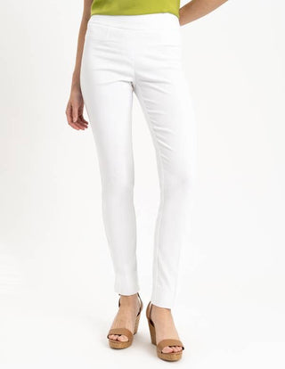 Pull On Pant in Pure White