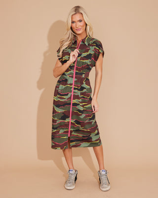 Belle Dress - Neon Camo