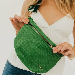 Westlyn Woven Bum Bag Emerald