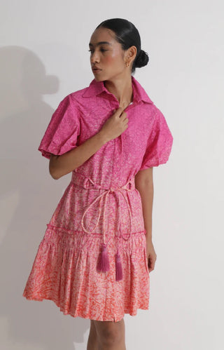 Anais Mini Dress - Sunset Pink