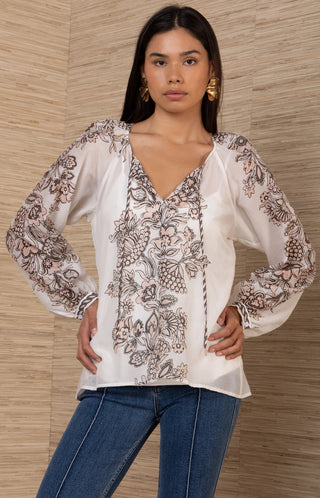 Princess Top- Beige