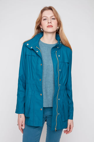 Rain Jacket Teal