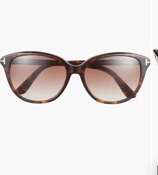 Tom Ford Karmen Soft Square Sunglasses- Dark Havana