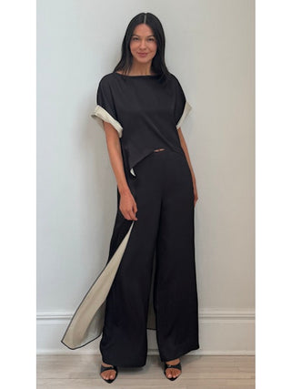 Mattiah Top - Black/Almond