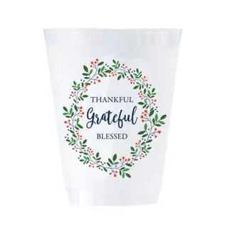 Thankful Grateful Shatterproof Cup