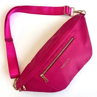 Presley Sling Crossbody Travel Bag - Hot Pink
