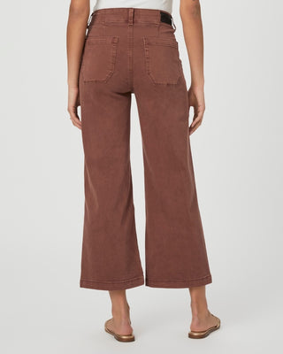 Brooklyn Crop Wide Pant- Vintage Brunette