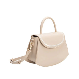 Luciana Bone Vegan Leather Crossbody Bag